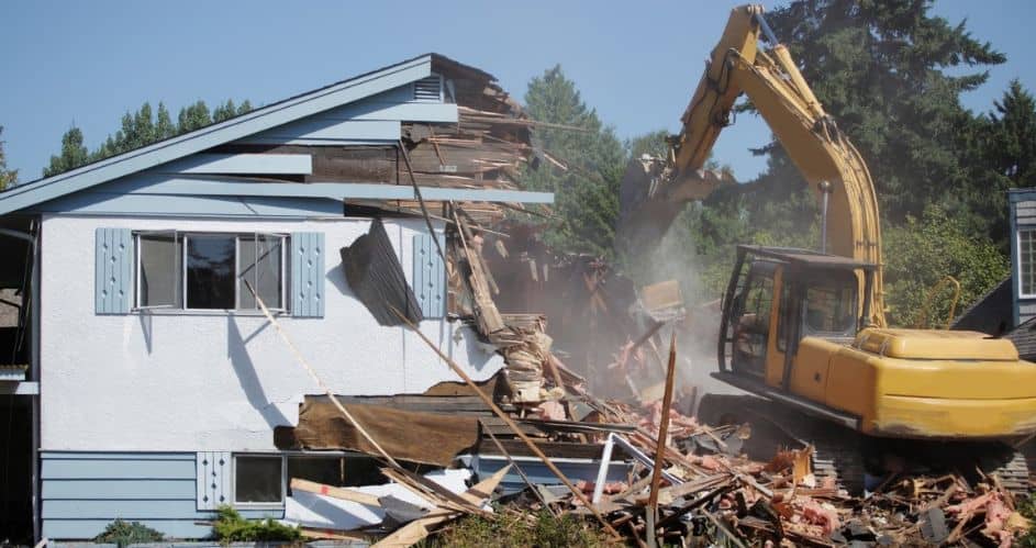 Using a Dozer to Knock Down and Rebuild Your Home