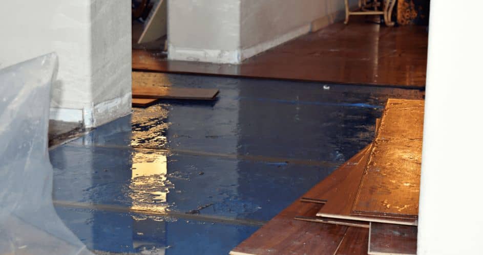 What should I do immediately after water damage?