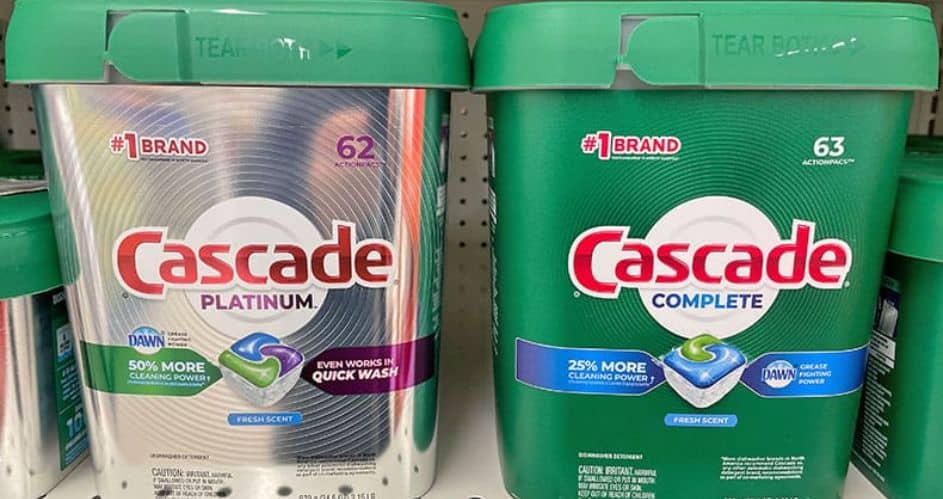 Cascade Complete vs Platinum: Find best Dishwasher Detergents