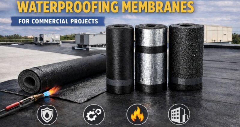 Best Bituminous Waterproofing Membranes for Commercial Projects