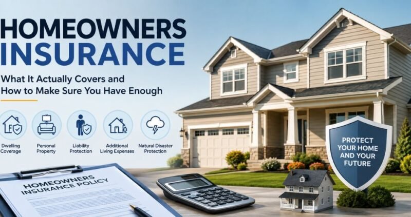 Homeowners Insurance: What It Actually Covers and How to Make Sure You Have Enough