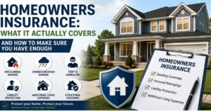 Homeowners Insurance: What It Actually Covers and How to Make Sure You Have Enough