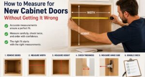 How to Measure for New Cabinet Doors Without Getting It Wrong
