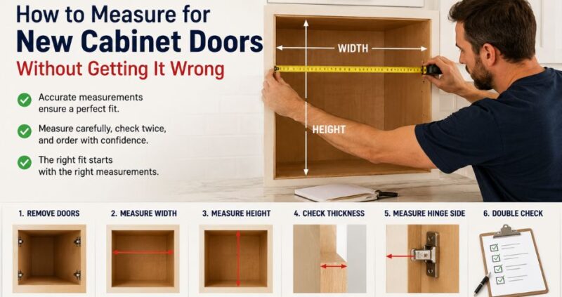 How to Measure for New Cabinet Doors Without Getting It Wrong