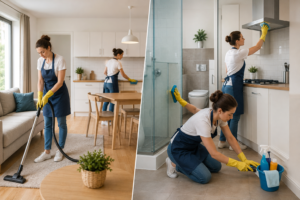Regular cleaning and deep cleaning for maintaining a clean and comfortable home