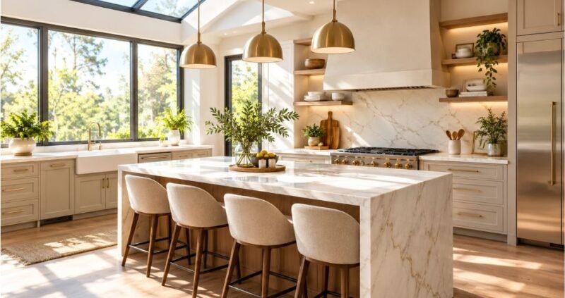 Designing a Luxury Kitchen Around Natural Light